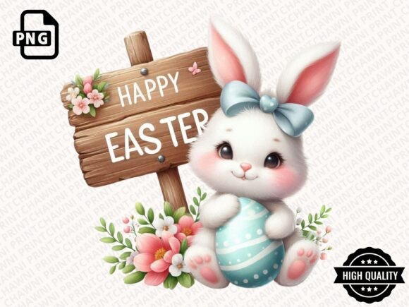 Download Cute Easter Bunny Clipart PNG - Easter bunny clipart Collection