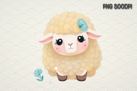 Download Watercolor Cute Sheep Clipart - Sheep Collection