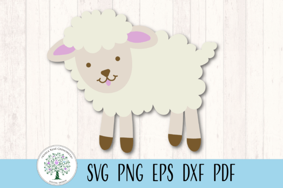 Download Little Lamb Baby Sheep Layered SVG PNG - Sheep Collection
