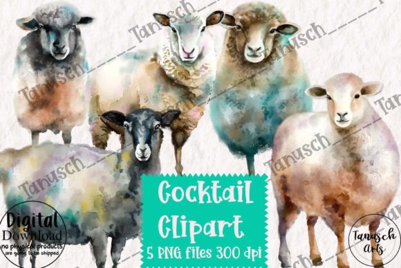 Download Watercolor Sheep Clipart Part 1 - Sheep Collection