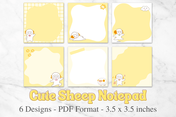 Download Notepad Printable Pages Sheep Stationery - Sheep Collection