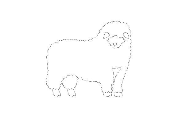 Download Valais Blacknose Sheep Line Art - Sheep Collection