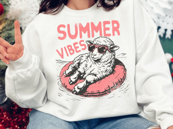 Download Summer Vibes Sheep PNG, Cute Sheep Png - Sheep Collection