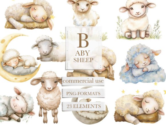 Download Watercolor Sheep Clipart, Lamb Png - Sheep Collection