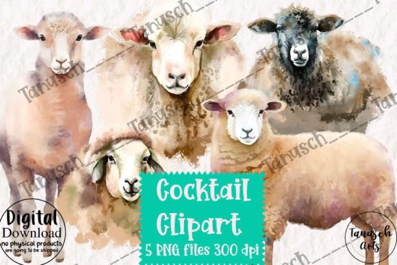 Download Watercolor Sheep Clipart Part 2 - Sheep Collection