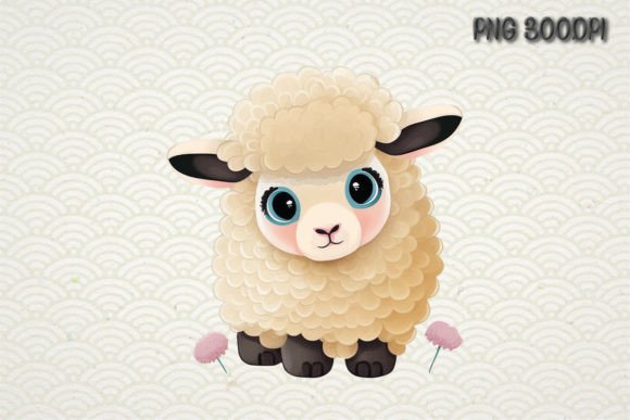 Download Watercolor Cute Sheep Clipart - Sheep Collection